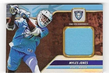 2024 PLL Myles Jones  game used jersey card *New York Atlas* & *DUKE*