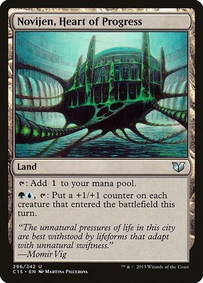 Novijen, Heart of Progress NonFoil Commander 2015 296 NM MTG
