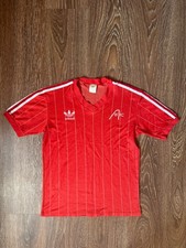 Vintage 1980s Adidas Aberdeen FC Football Shirt Rare Soccer Jersey Size S-M
