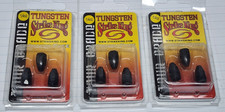 3 PACKS Strike King 1/4 oz Black Tungsten Insert Free Weight Flipping Texas Rig