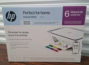 HP Deskjet 2842E Encre d'imprimante jet d'encre sans fil en une seule couleur SEALED!