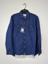 Robert Graham Tailored Fit Halifax Button Down Shirt in Royal Size Large NWT