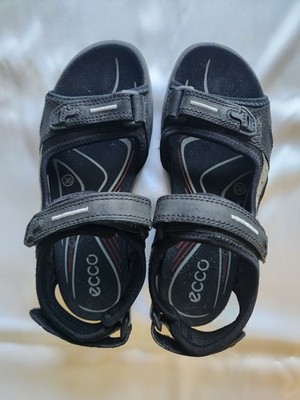 Ecco Yucatan Sandals Women 36 Black Shoes Walking Hiking Straps Casual Outdoor