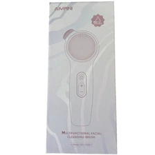 Silicone Face Scrubber Waterproof Cleansing & Exfoliating Red Light Massager NEW