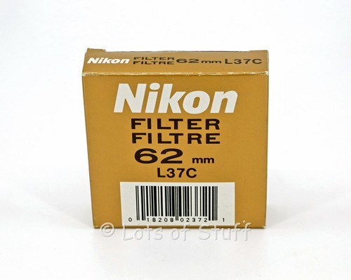 Genuine Nikon 62mm L37C Filter In Original Packaging And Paperwork - Picture 4 of 4