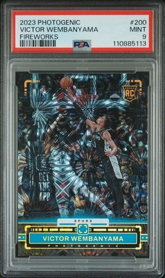 2023-24 Panini Photogenic Rookie Fireworks Victor Wembanyama 5/5 = 1/1 (RC) MINT