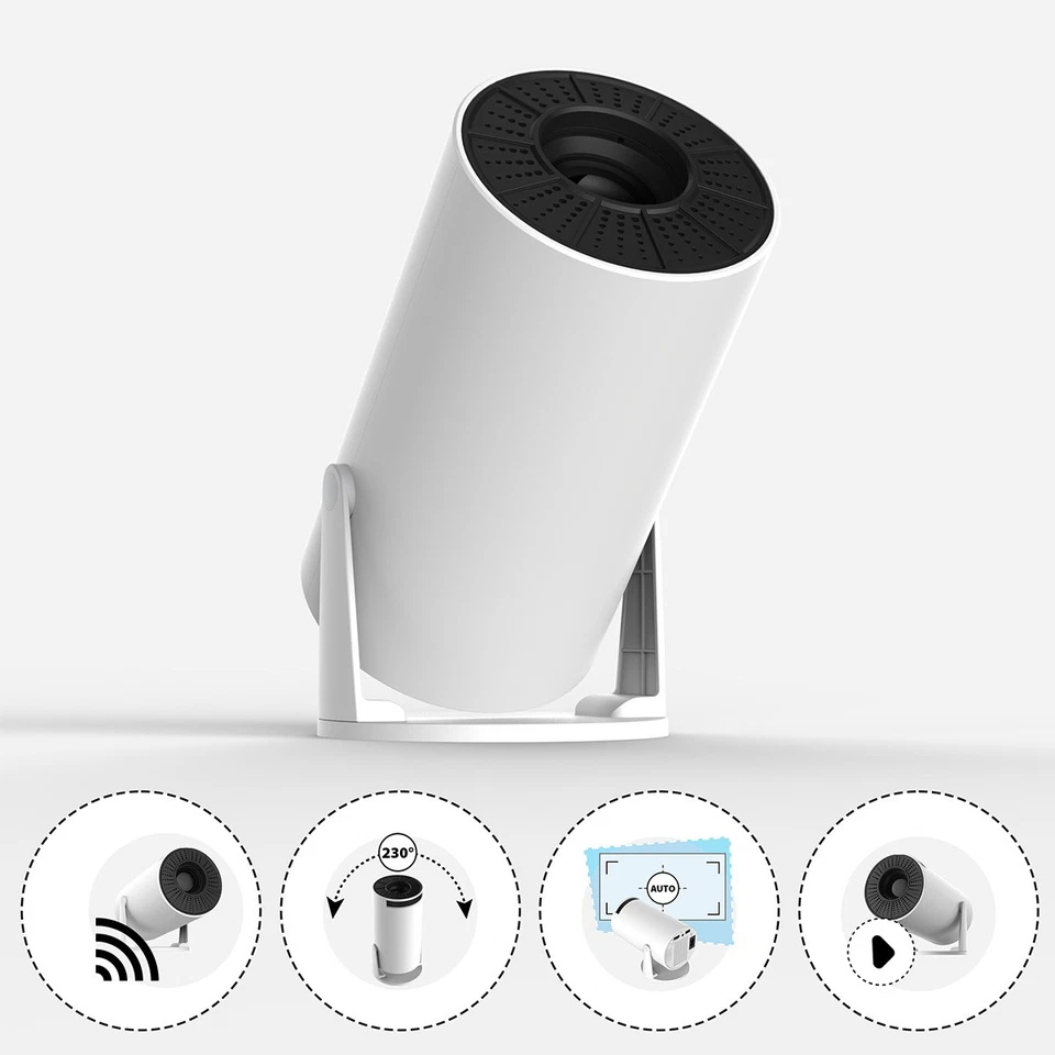 Heimkino 4K Projektor Android 11 Mobil 130 Zoll  Wi-Fi BT Vision Relax Outlet B - Bild 2 von 4