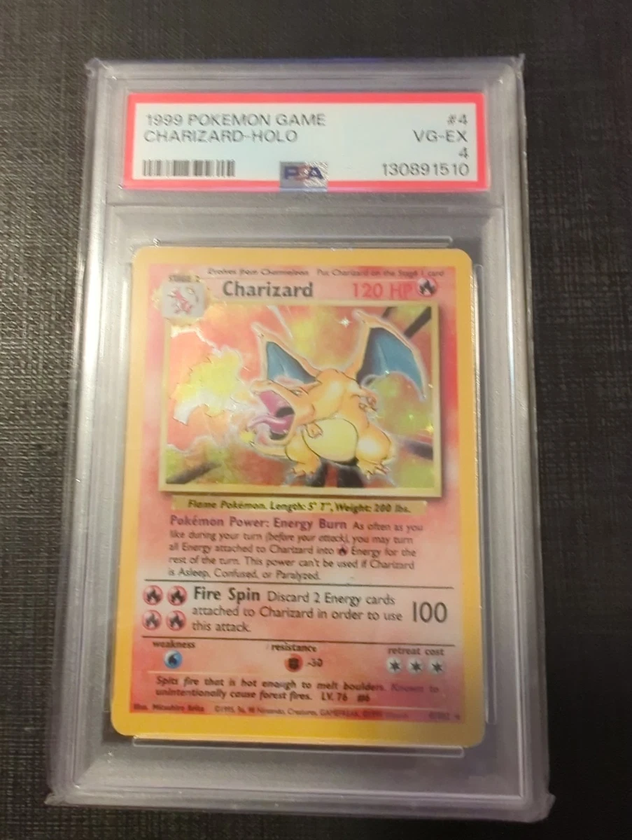 Charizard Pokémon TCG Holo Rare Base Set Individual Collectible