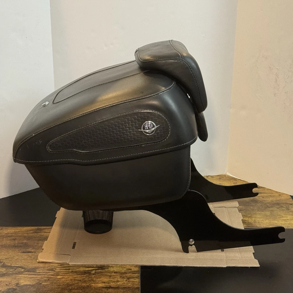 Paquete turístico Harley Davidson HD OEM + montaje para motocicletas Softail 2000-2017 Foto 2 de 4