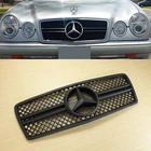 Pre-Facelift For BENZ E-Class W210 1996-1999 Matte Black Front Grille ABS