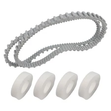 Efficient Cleaning with Replacement Track and Climbing Rings for Dolphin Robots