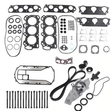 FOR Honda Acura 3.7L Accord 3.0L 3.5L Timing Belt Kit & Water Pump Head Gaskets
