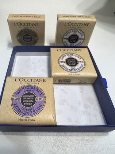 L'OCCITANE EN PROVENCE Extra Gentle Bar Soap Set, Made In France 4 - 3.5 oz Bars - Picture 10 of 14