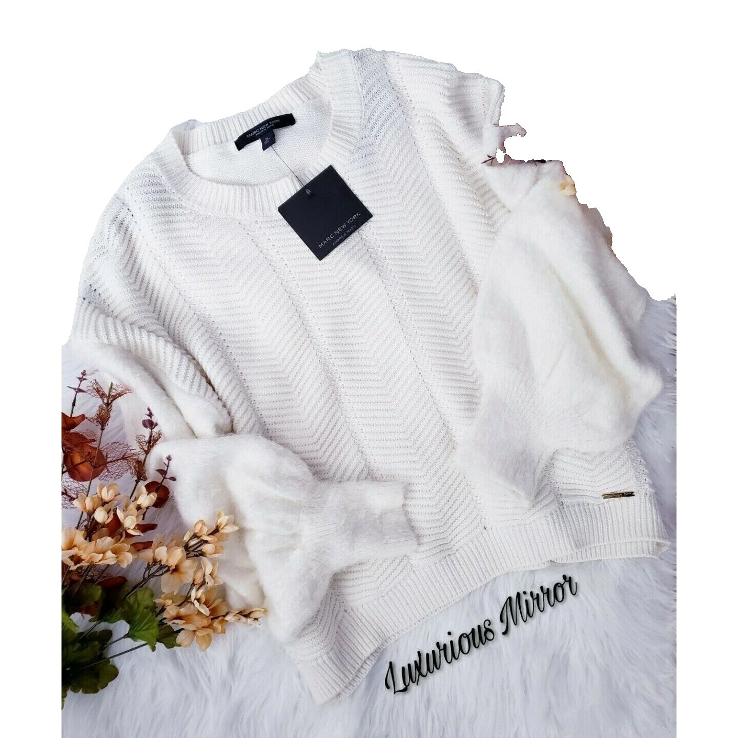 Suéteres blancos para mujer Andrew Marc