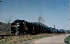 Postcard A 143, Conrail, east bound on the Boston and Maine, Petersburg Jct, NY
