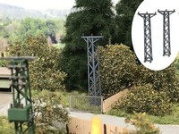 Mu N-A00319 - Mittelspannungsmast Nr.2 2X - Spur N - Neu