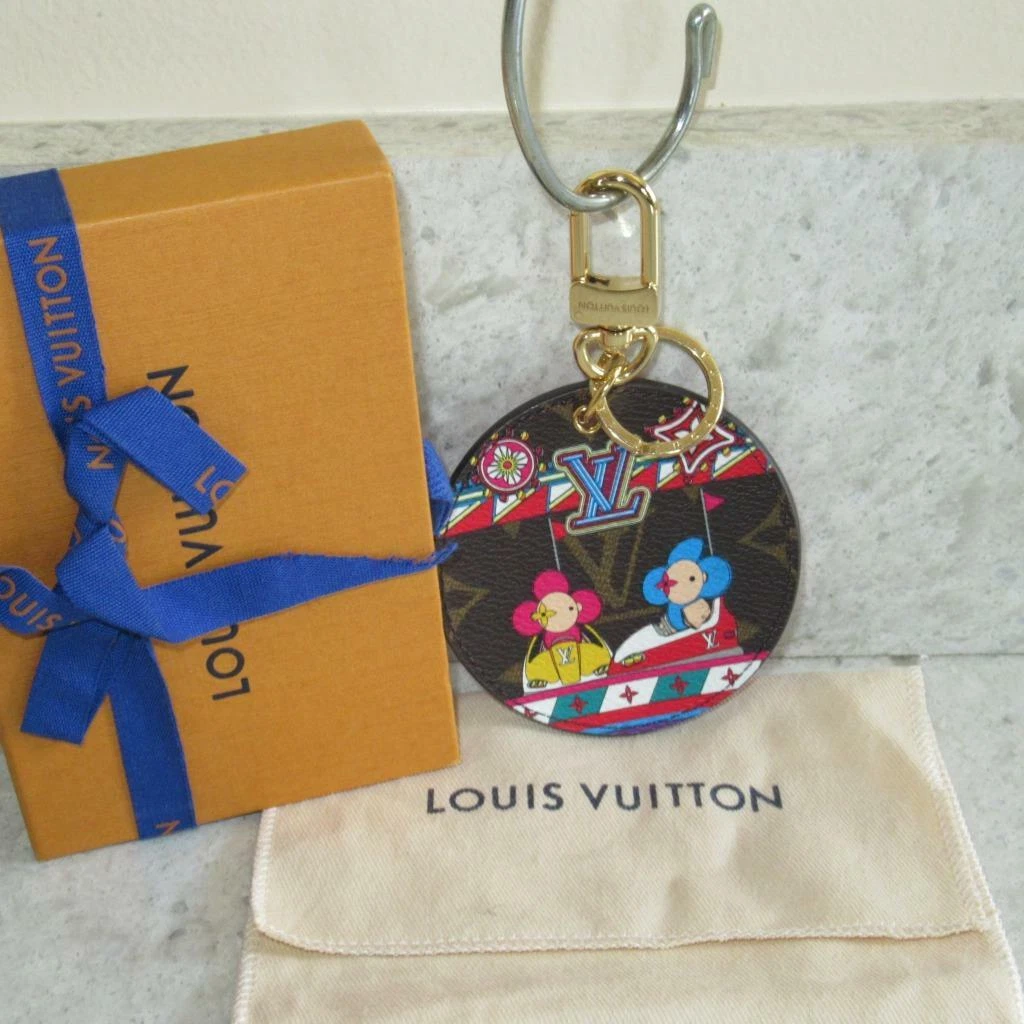 Louis Vuitton Bag Charm and Key Holder Monogram Vivienne Paris Red