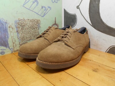 Bass Tan Suede Oxfords Men display picture 1