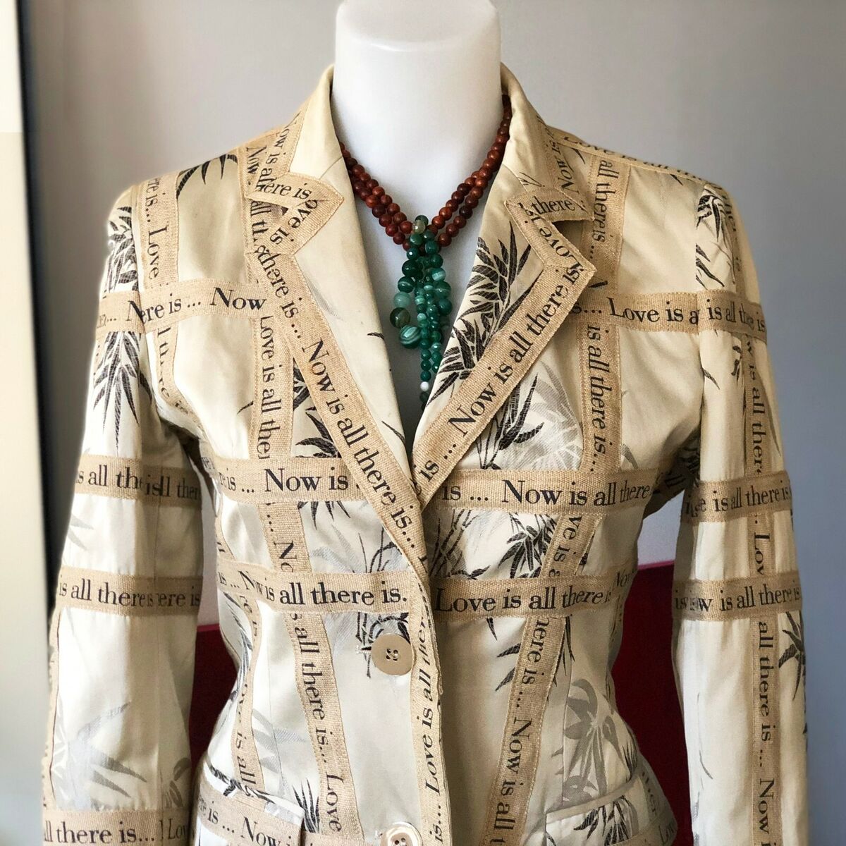 MOSCHINO COUTURE! blazer w/ Love is all there is Now is MOSCHINO COUTURE! blazer w/ Love is all there is Now is