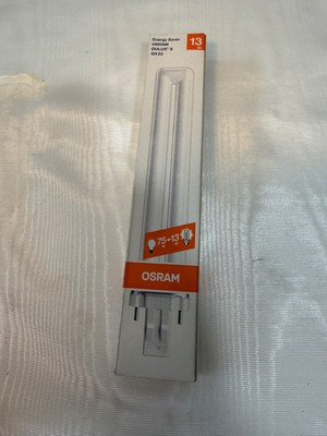 OSRAM 13W CFL BULB REPLACEMENT FOR OSRAM SYLVANIA GX23 13W/827 900 LUMEN