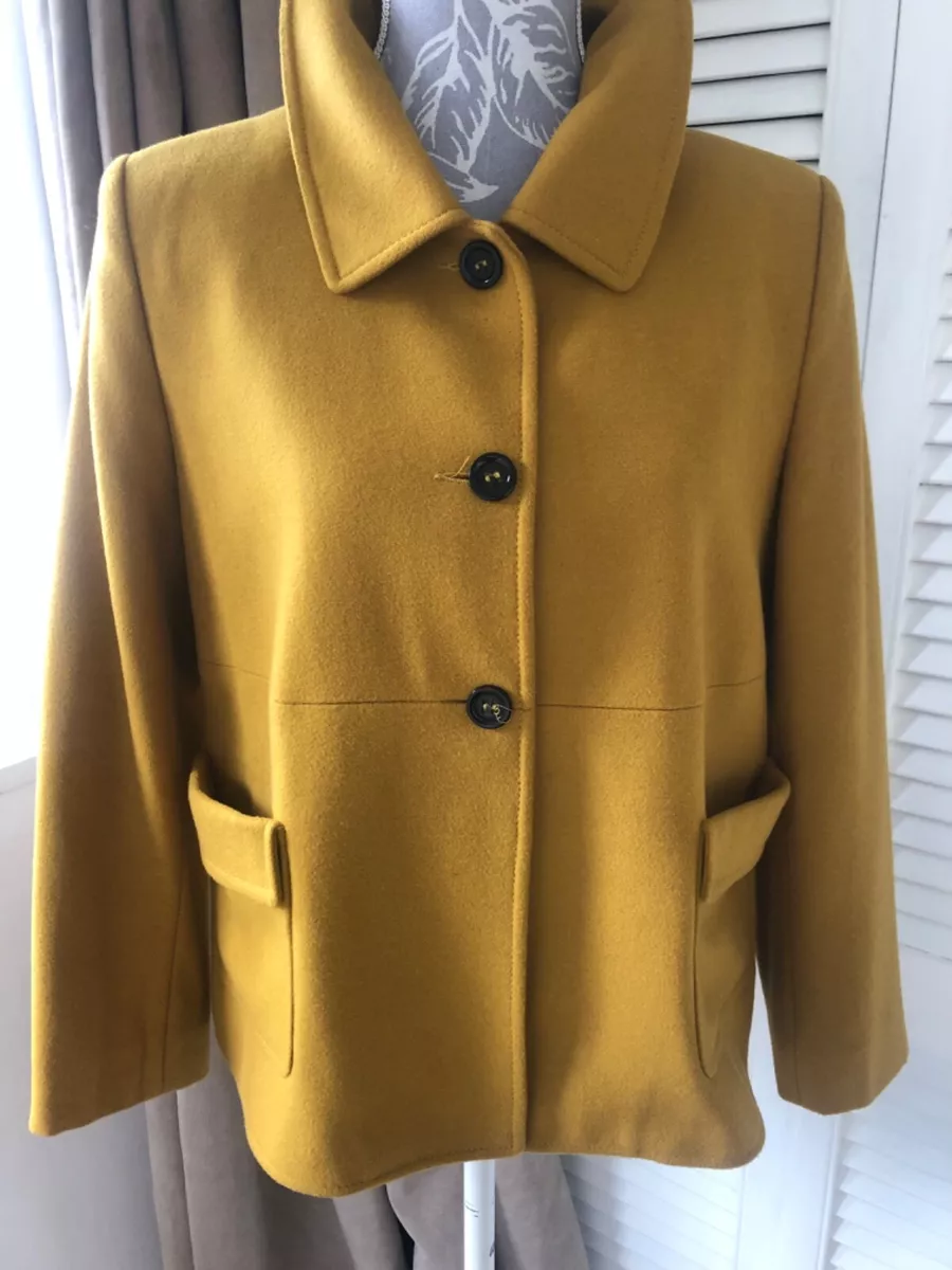 Mustard short clearance jacket