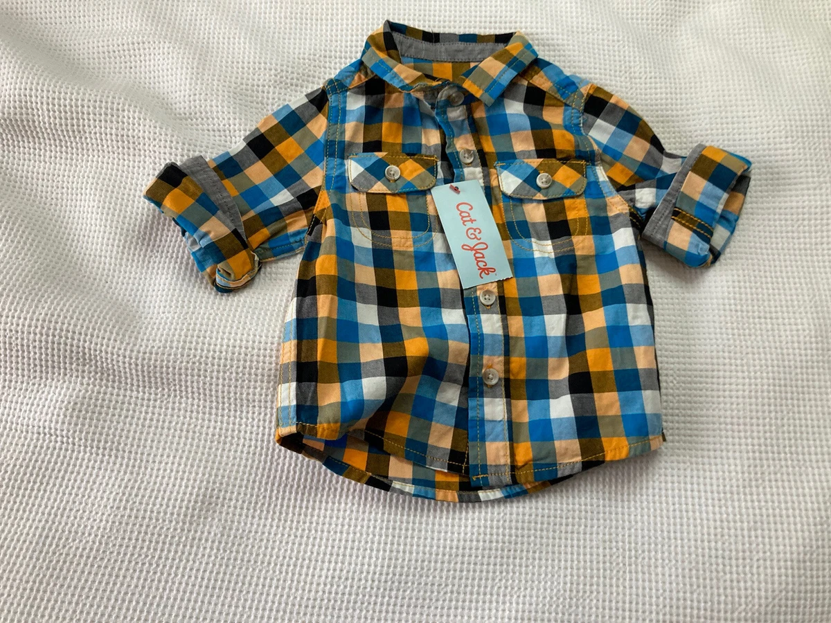 Infant yellow hotsell button down shirt