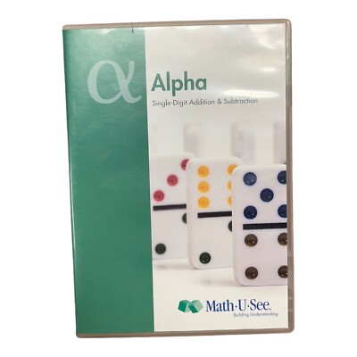 Alpha Single-Digit Addition and Subtraction DVD Math-U-See Mathematics
