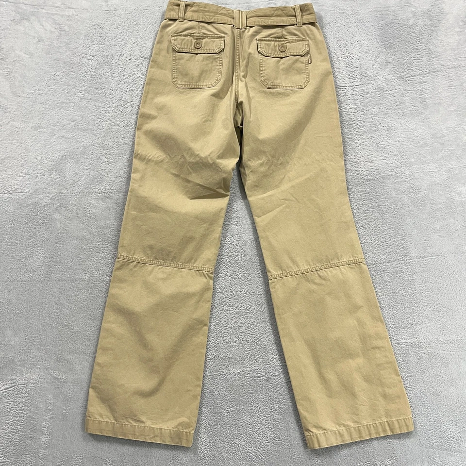 Columbia Vertex Pants Womens 10 Long Belted Button Ankle Straight Y2K VTG - Image 2 of 4