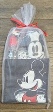 Diaper Bag Gift Set 2 Bottles Blanket Butt Wipes Case Cudlie Disney Mickey Mouse