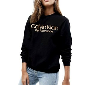 women's black calvin klein sweatshirt