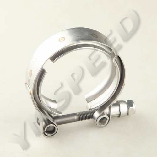 Abrazadera de banda en V de acero inoxidable de 2" y kit de brida autoalineante masculino/femenino - Imagen 9 de 9