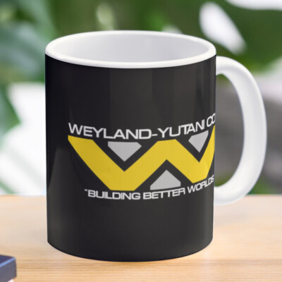 Weyland Coffee Mug, Alien Mug, 11 Oz, 15 Oz Mug, Romulus, NOSTROMO, Xenomorph