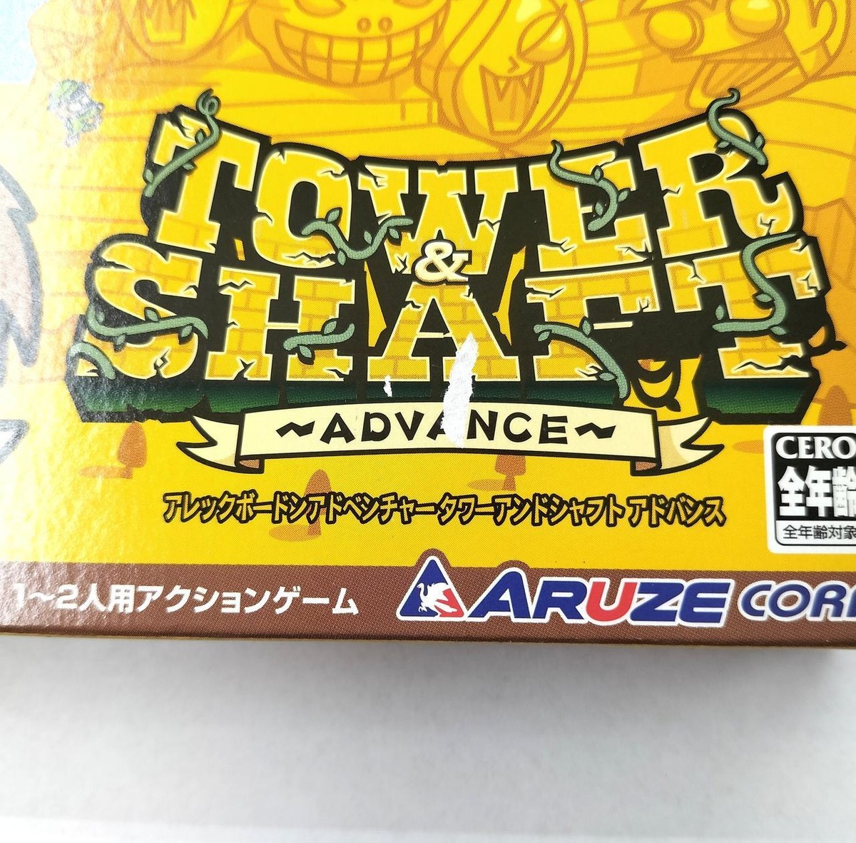 Used in Box] NINTENDO GBA Alec Bordon Adventure Tower and Shaft