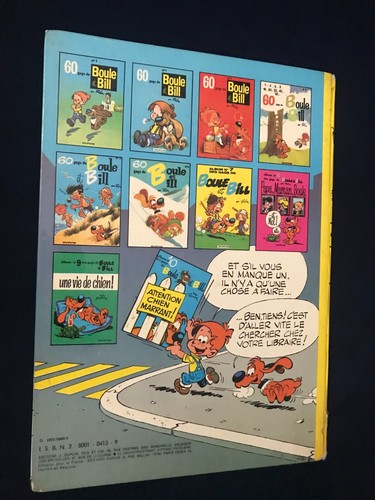 Album N° 11 gags de Boule et Bill Jeux de Bill EO 1975 BON ETAT - Picture 6 of 6