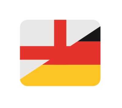 Mousepad Fahne Flagge England-Deutschland Mauspad