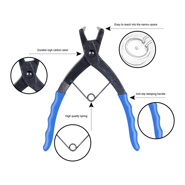Long Nose 90 degrees Snap Ring light duty Internal Circlip Pliers 1.3mm Tips eBay