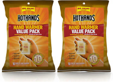 Hothands Hand Warmer Value Pack - 2 Packs of 10 Pairs