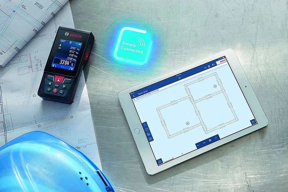 Bosch GLM 150C PVC Laser Distance Meter with Inbuilt Camera Express Delivery - Image 4 of 4