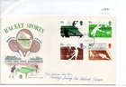 GB - FIRST DAY COVER - FDC - 1584- SPECIALS - 1977 - RACKET SPORTS