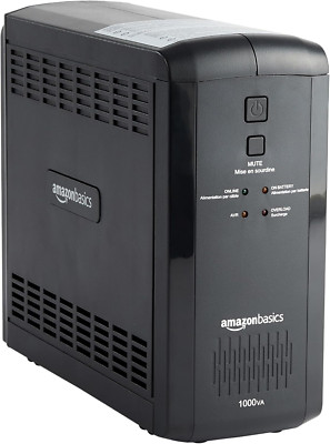 Line Interactive UPS 1000VA 550W Surge Protector with Battery Backup, Uninterrup