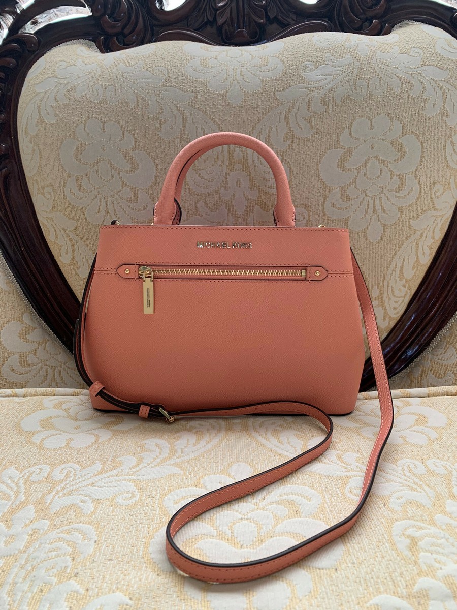 NWT Michael Kors Hailee XS Satchel - Peach | eBay