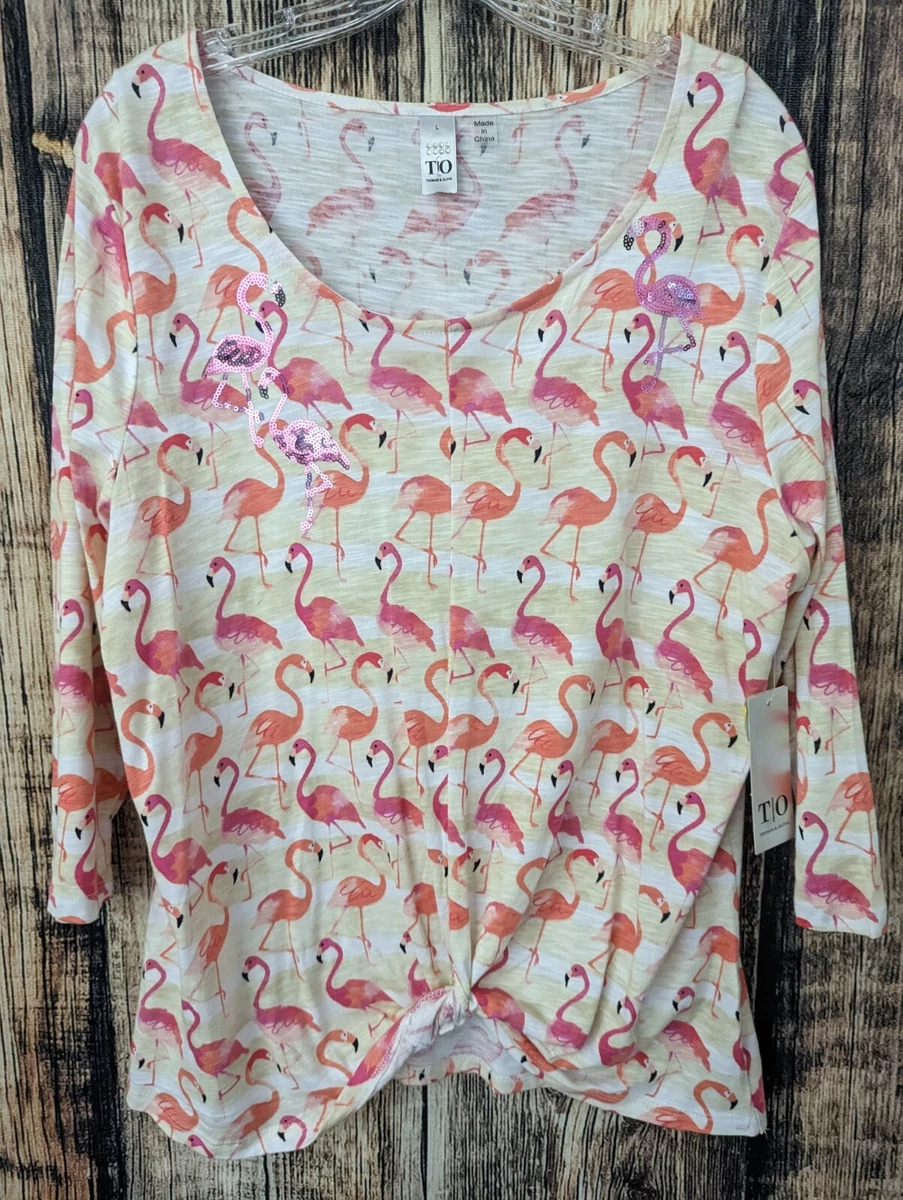 flamingo shirt ladies