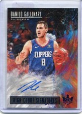2018-19 Court Kings - DANILO GALLINARI - Autograph - LOS ANGELES CLIPPERS #d/10