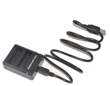 GP4DCHG: Two Slots Double Battery Charger for GoPro 4 AHDBT-401 Batteries