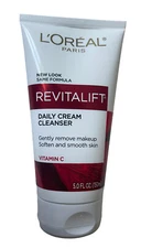 L'Oreal Paris Revitalift Skin Smoothing Cream Cleanser Makeup Remover 5.0 fl oz