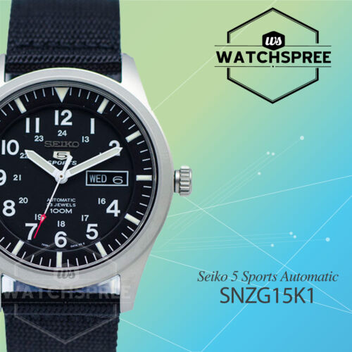 Seiko Men 5 Automatic Watch SNZG15K1