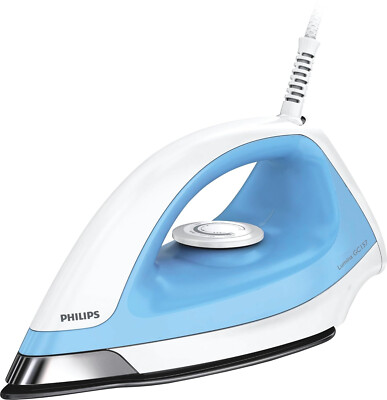 Philips GC157/02 1100-Watt Dry Iron (Color -White/Blue)  240 vatt,