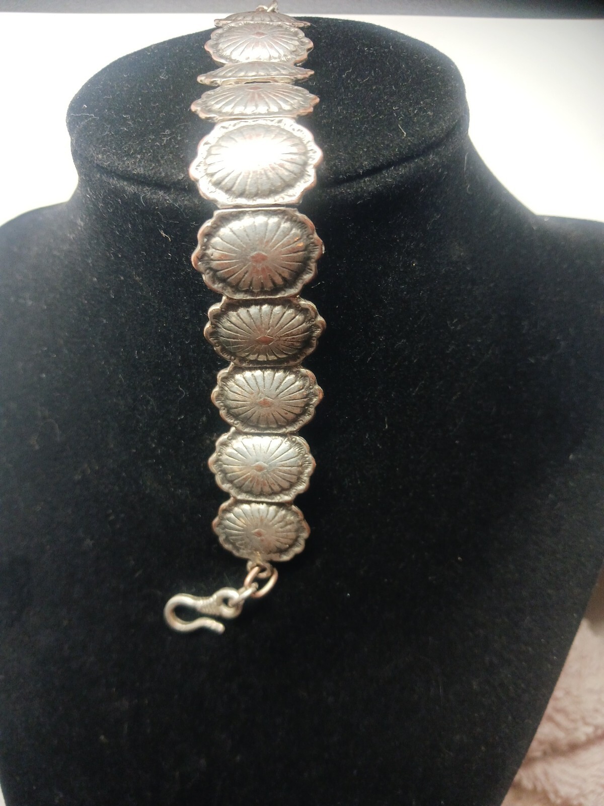 Native Inspired Silver Plated Bracelet - image 4