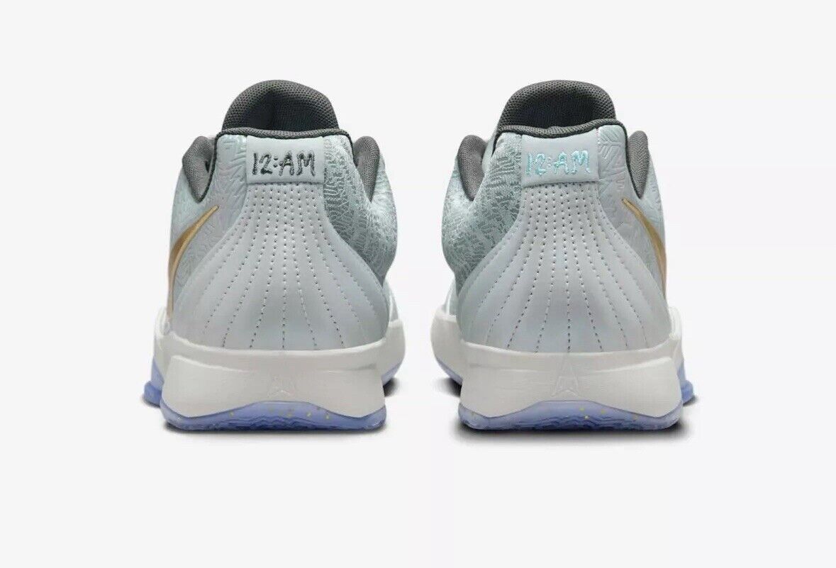 Nike Ja 2 'Tree Top' Light Silver and Metallic Gold Mens Nike Ja 2 'Tree Top' Light Silver and Metallic Gold Mens