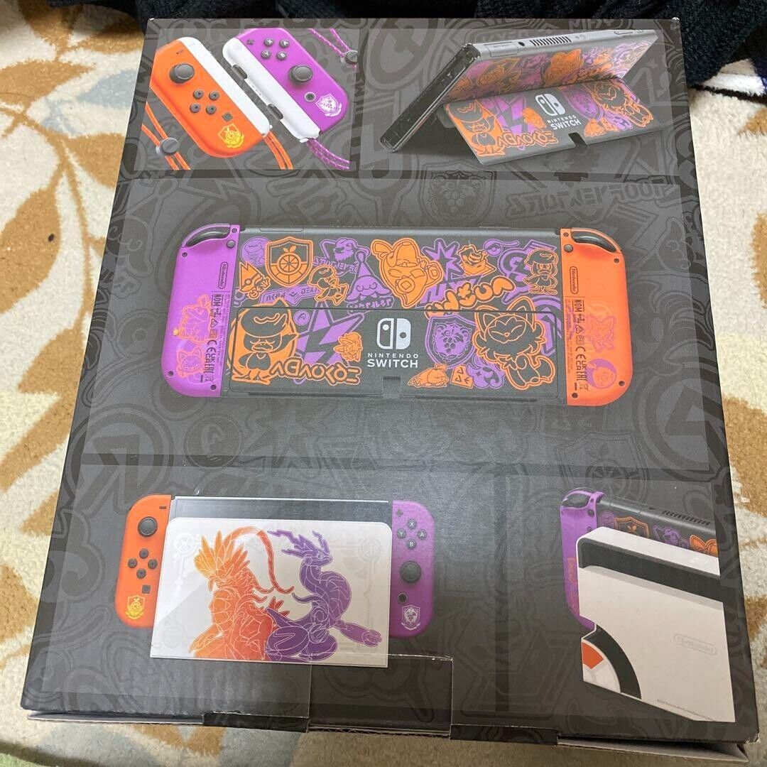 Used Nintendo Switch OLED Pokemon Scarlet and Violet Edition Used Nintendo Switch OLED Pokemon Scarlet and Violet Edition